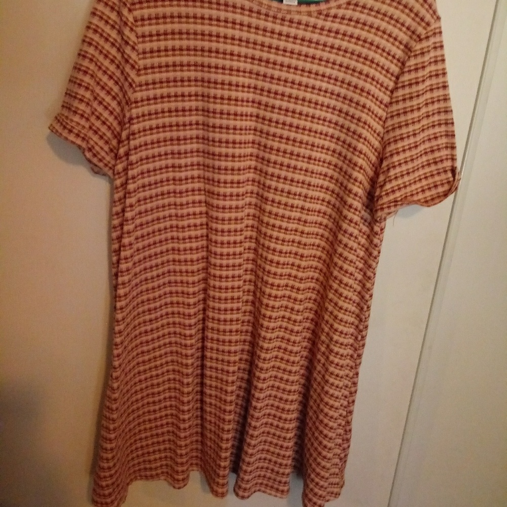 T-shirt dress plaid pattern forever 21+